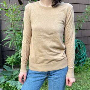 Banana Republic Tan Forever Sweater, Size S